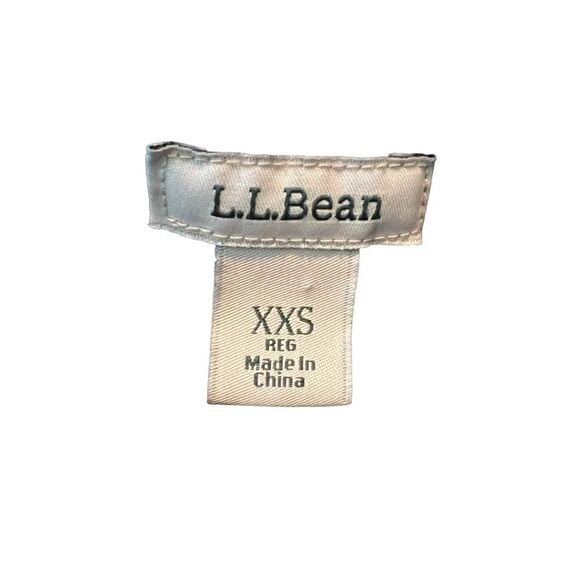 L.L. Bean blue plaid fleece lined shirt. Size xxs - Picture 3 of 10